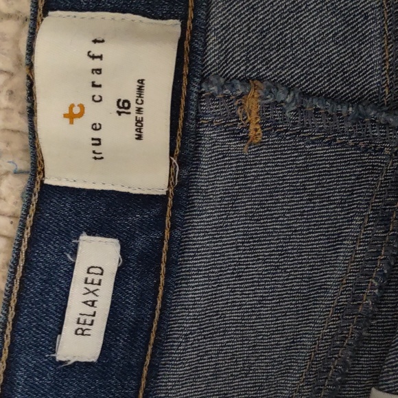 NWT True Craft Size 16 Boys Relaxed Fit Medium Wash Blue Jeans - Picture 3 of 15